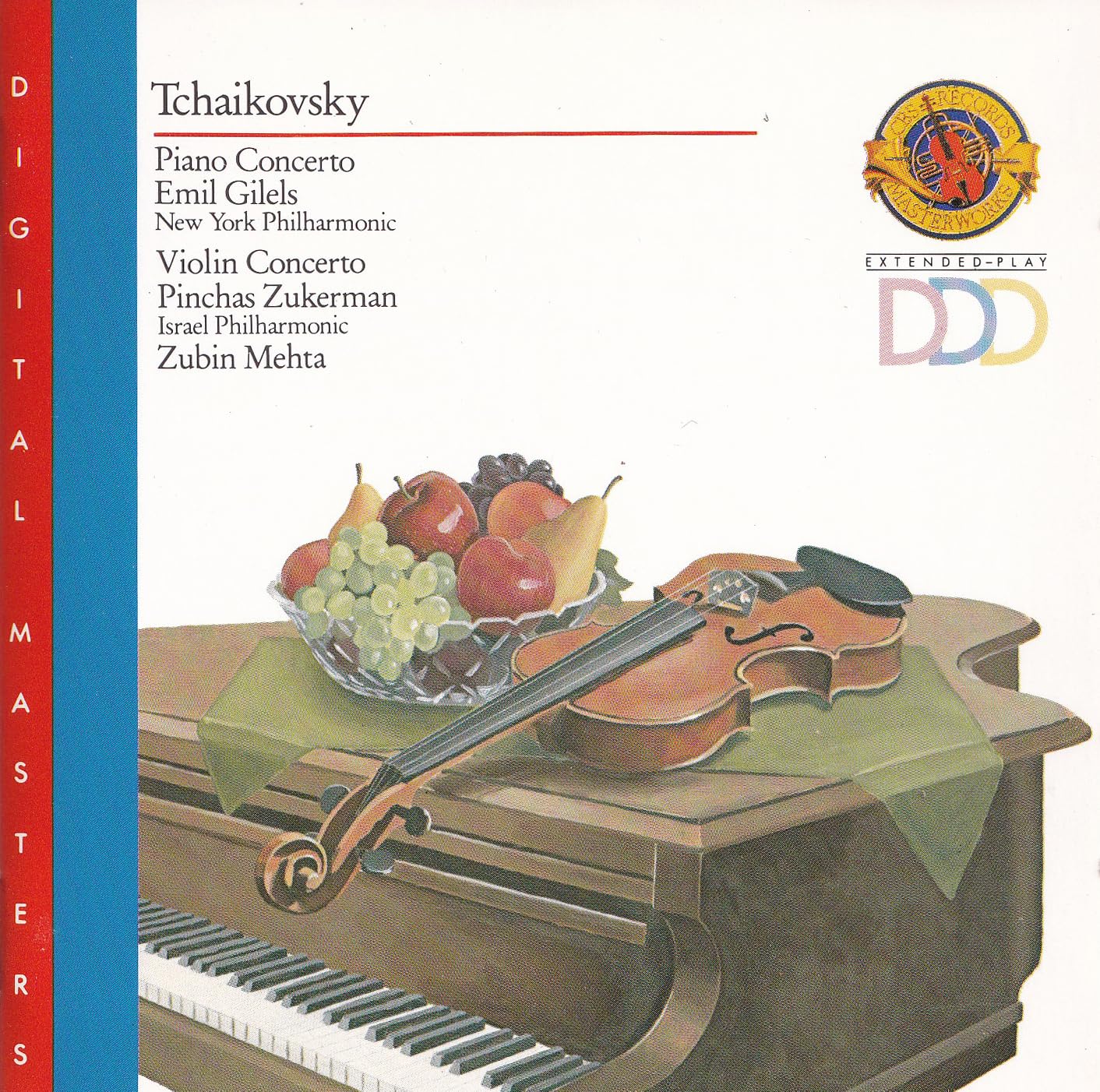 Tchaikovsky , Peter - Piano Concerto (Gilels, Mehta) / Violin Concerto (Zukerman, Mehta)