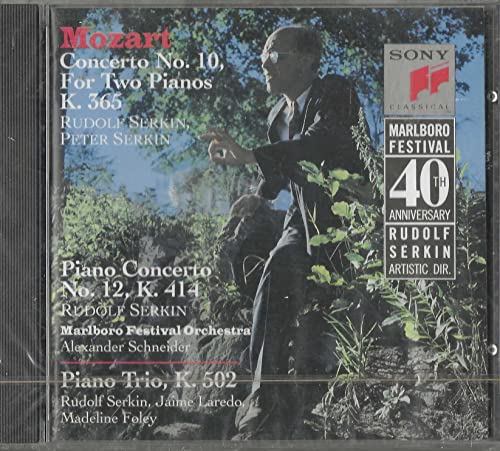 Mozart , Wolfgang Amadeus - Concerto No. 10 For 2 Pianos, K. 365 (Serkin, Serkin) / Piano Concerto No. 12, K. 414 (Schneider) / Piano Trio, K. 502 (Serkin, Laredo, Foley)
