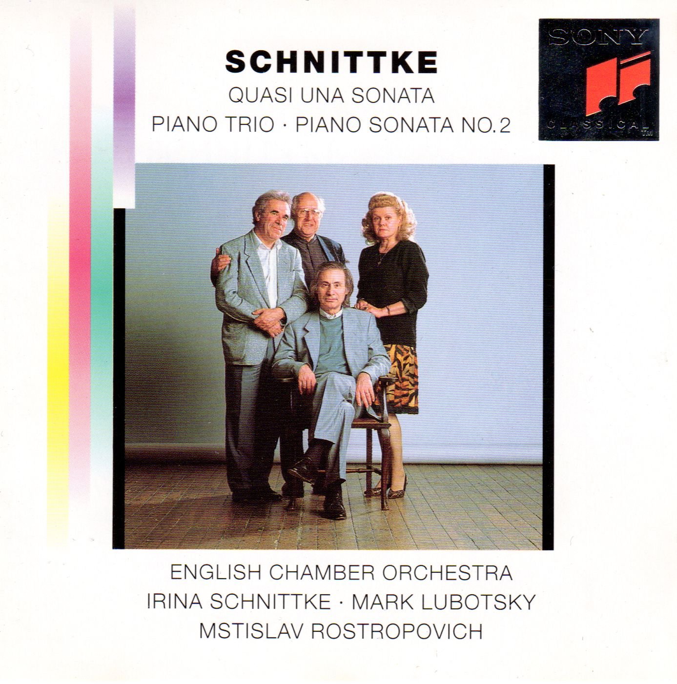 Schnittke , Alfred - Quasi Una Sonata / Piano trio / Piano Sonata No. 2 (Schnittke, Lubotsky, Rostropovich)
