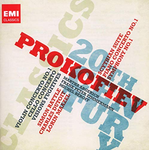 Prokofiev , Sergei - Violin Concerto No. 1 / Cello Concerto / Visions Fugitives / Scythian Suite / Piano Concerto No. 1 / Symphony No. 1 (Rattle, Dutoit, Maazel, Argerich)