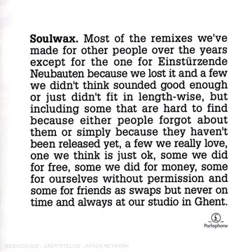 Soulwax - Most of the Remixes...