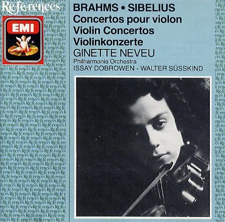 Neveu , Ginette - Brahms & Sibelius: Violin Concertos (Neveu, Dobrowen, Süsskind)