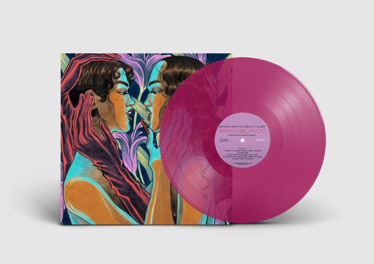 Blanco , Mykki - Broken Hearts & Beauty Sleep (Limited Edition) (Transparent Purple) (Vinyl)