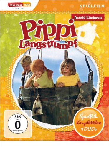 DVD - Astrid Lindgren: Pippi Langstrumpf - Spielfilm-Komplettbox [4 DVDs]