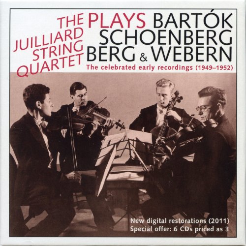 Juilliard String Quartet , The - PLays Bartok, Schoenberg, Berg & Webern - The Celebrated Early Recordings 1949-1952 (Remastered)
