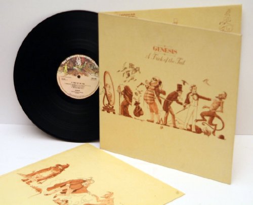 GENESIS - GENESIS, A trick of the Tail. Pink madhatter. Top copy. Very rare. 1976. Matrix stamp. A3, B3.CHARISMA.