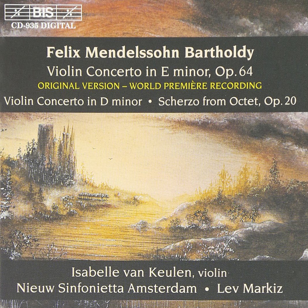 Bartholdy , Felix Mendelssohn - Violin Concerto in E minor, Op. 64 (van Keulen, Nieuw Sinfonietta Amsterdam, Markiz)