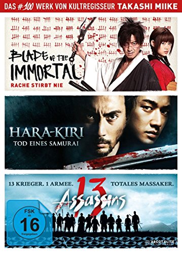DVD - Takashi Miike - Box (Blade Of The Immortal - Rache stirbt nie / Hara-Kiri - Tod eines Samurai / 13 Assassins)