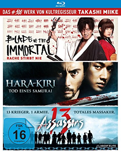Blu-ray - Takashi Miike - Box (Blade Of The Immortal - Rache stirbt nie / Hara-Kiri - Tod eines Samurai / 13 Assassins)