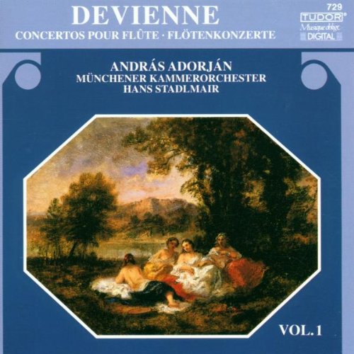 Devienne , Francois - Concertos Pour Flute / Flötenkonzerte Nos. 9, 12 & Op. posth. (Adorjan, Münchener Kammerorchester, Stadlmair)
