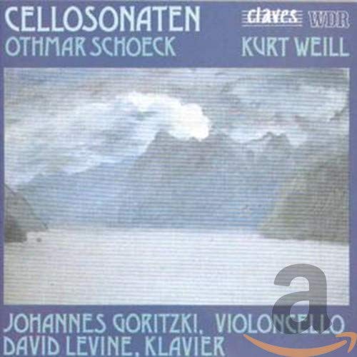 Johannes Goritzki, David Levine, Othmar Schoeck, Kurt Weill - Cellosonaten