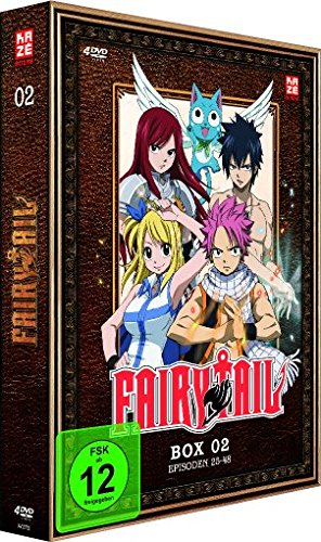 DVD - Fairy Tail - TV-Serie - Box 2 (Episoden 25-48) [4 DVDs]