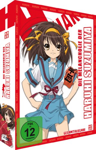  - Die Melancholie der Haruhi Suzumiya - Staffel 1 - Gesamtausgabe (inkl. Booklet) [4 DVDs]
