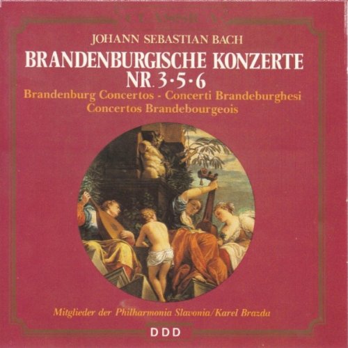 Bach , Johann Sebastian   - Brandenburgische Konzerte Nr. 3, 5 & 6