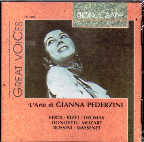 Gianna Pederzini - Great Voices:Gianna Pederzini