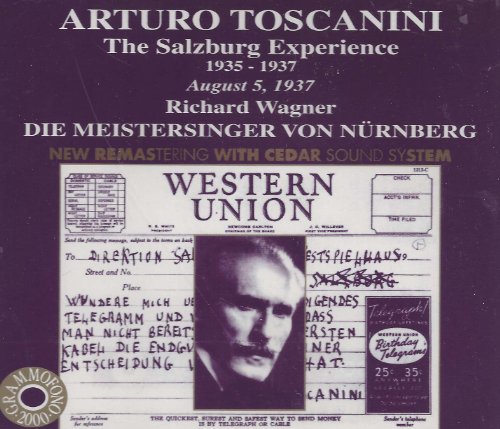 Wagner , Richard - Die Meistersinger von Nürnberg (GA) (Toscanini, Nissen, Noort, Reining, Wiedermann, Alsen, Sallaba, Thorborg, Madin, Maikl)