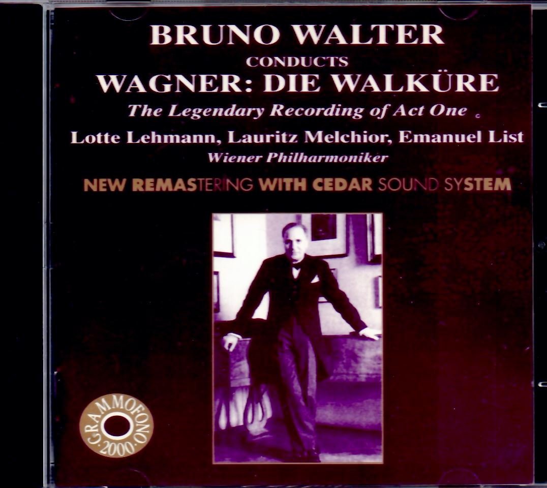 Wagner , Richard - Die Walküre 1. Akt (Walter, Lehmann, Melchior, List) (Remastered)