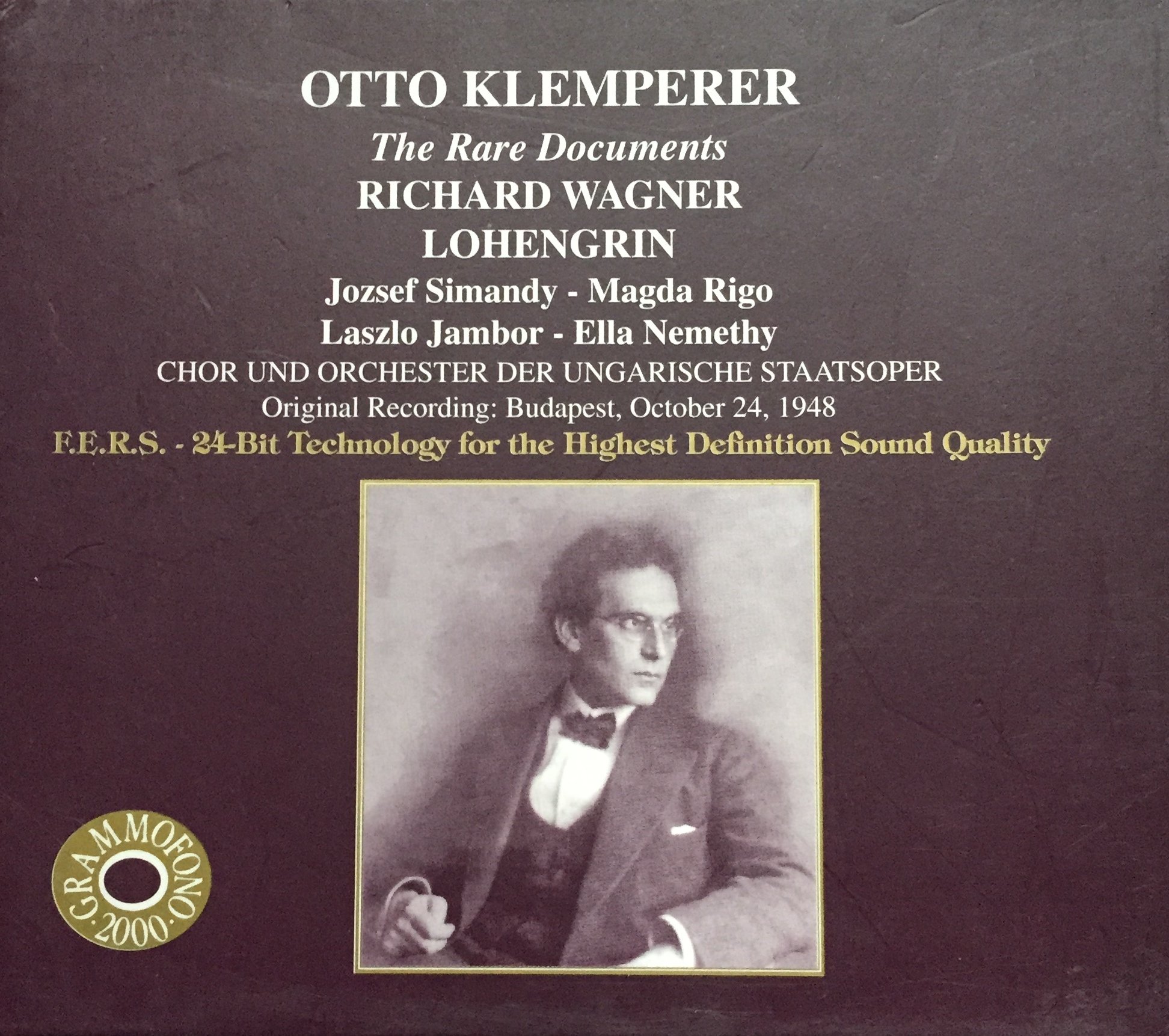 Wagner , Richard - Lohengrin (Klemperer, Simandy, Rigo, Jambor, Nemethy)