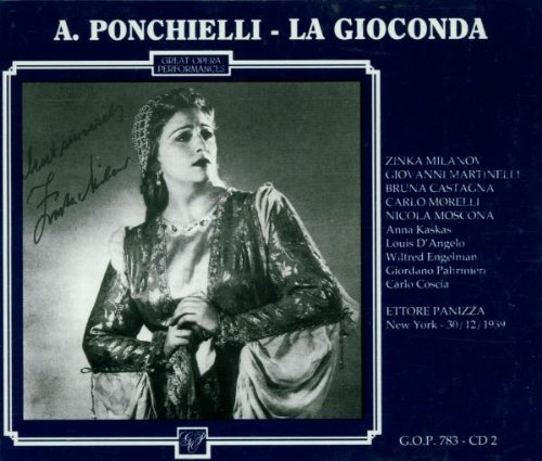 Milanov, Martinelli, Castagna, Ponchielli,Amilcare - LA GIOCONDA (Gesamtaufnahme, NEW YORK 1939)
