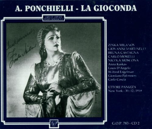 Ponchielli , Amilcare - La Gioconda (GA) (Milanov, Martinelli, Castagna, Morelli, Moscona, Panizza) (New York 1939)