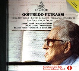 Petrassi , Goffredo - Sesto Non Senso / Sonata / Recreation Concertante / Inni Sacri / Noche Oscura