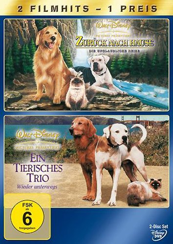  - Zurück nach Hause - Die unglaubliche Reise / Ein tierisches Trio - Wieder unterwegs (2 Dis [2 DVDs]