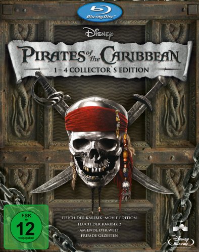 Blu-ray - Pirates of the Caribbean 1-4 Collection [Blu-ray]