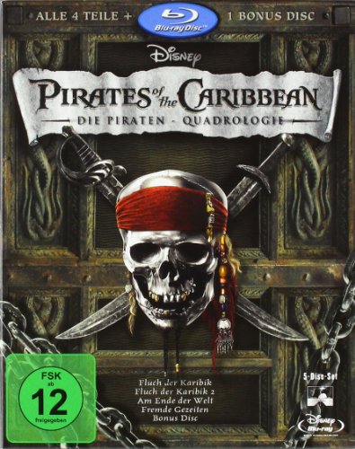 Blu-ray - Pirates of the Caribbean 1-4 Collection - Die Piraten-Quadrologie [Blu-ray]