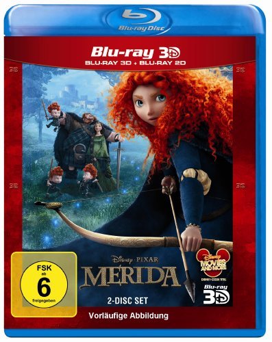 Blu-ray - Merida - Legende der Highlands 3D (Pixar) (Disney)