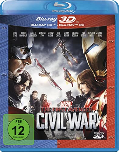 Blu-ray - The First Avenger - Civil War 3D ( Blu-ray) (Marvel)