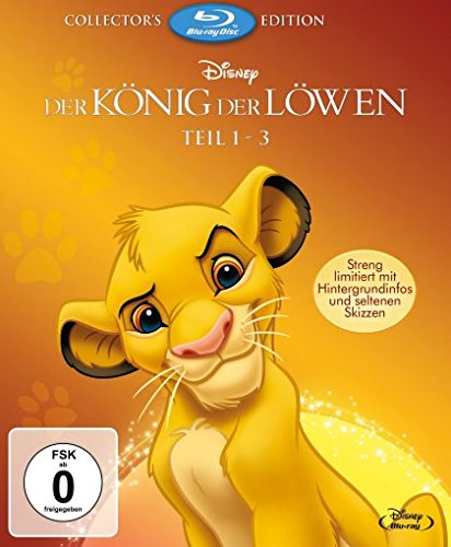 Blu-ray - Der König der Löwen 1-3 - Trilogie - Digibook [Blu-ray]