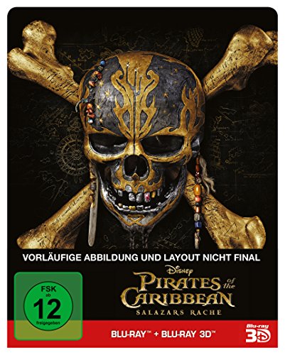 Blu-ray - Pirates Of The Caribbean - Salazars Rache 3D (  Blu-ray) (Steelbook Edition)