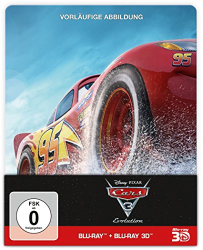  - Cars 3: Evolution Steelbook (3D BD+2D BD+Bonusdisc) [3 DVDs] [Blu-ray]