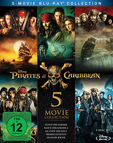 Blu-ray - Pirates of the Caribbean 1-5 Box [Blu-ray]