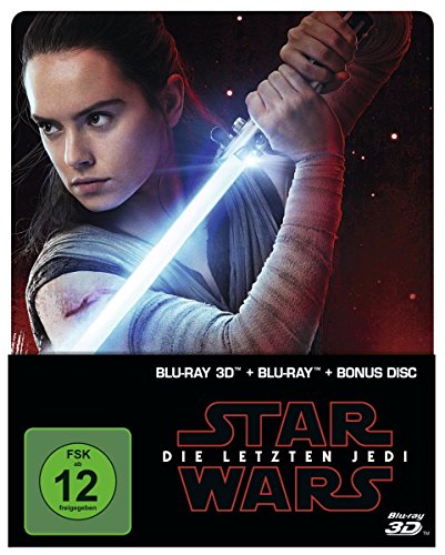 Blu-ray - Star Wars - Die letzten Jedi 3D (  Blu-ray) (Steelbook Edition)