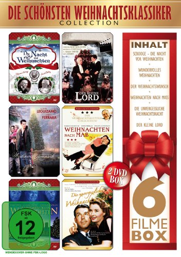 DVD - Die schönsten Weihnachtsklassiker (Scrooge / Wundervolles Weihnachten / Der Weihnachtswunsch / Der kleine Lors)