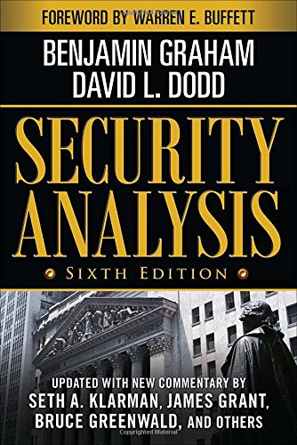  - Security Analysis Sixth Edition (Security Analysis Prior Editions)
