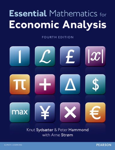 - Essential Mathematics for Economic Analysis