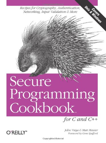 - Secure Programming Cookbook for C and C++ (Classique Us)