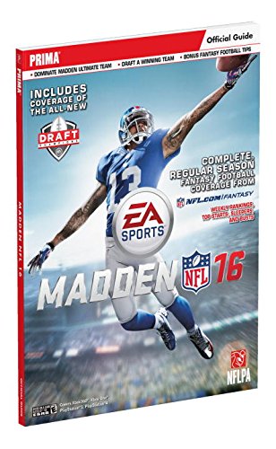 - Madden NFL 16 Official Strategy Guide: Standard Edition (Prima Official Guide)