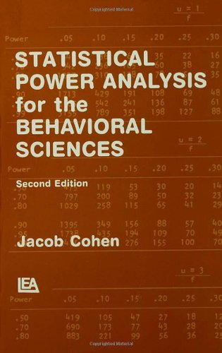  - Statistical Power Analysis for the Behavioral Sciences, Second Edition