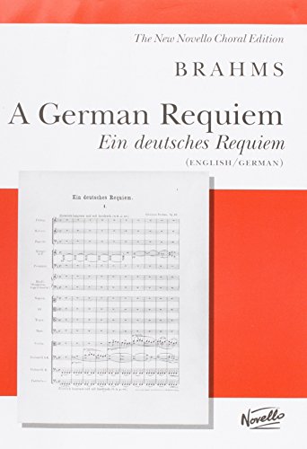 - Johannes Brahms A German Requiem (Vocal Score) Bar