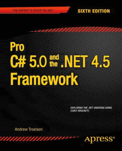 - Pro C# 5.0 and the .NET 4.5 Framework (Professional Apress)