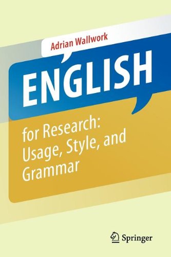 - English for Research: Usage, Style, and Grammar