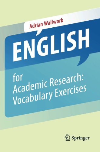 - English for Academic Research: Vocabulary Exercises