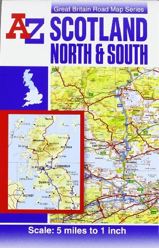  - Scotland Road Map (A-Z Road Maps & Atlases)