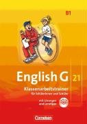  - English G 21 - Ausgabe B: Band 1: 5. Schuljahr - Klassenarbeitstrainer mit Lösungen und CD