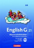  - English G 21 - Ausgabe A: Band 4: 8. Schuljahr - Workbook mit CD