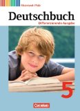  - Deutschbuch - Differenzierende Ausgabe Rheinland-Pfalz: 5. Schuljahr - Arbeitsheft mit Lösungen