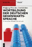  - Einführung in die deutsche Wortbildungslehre